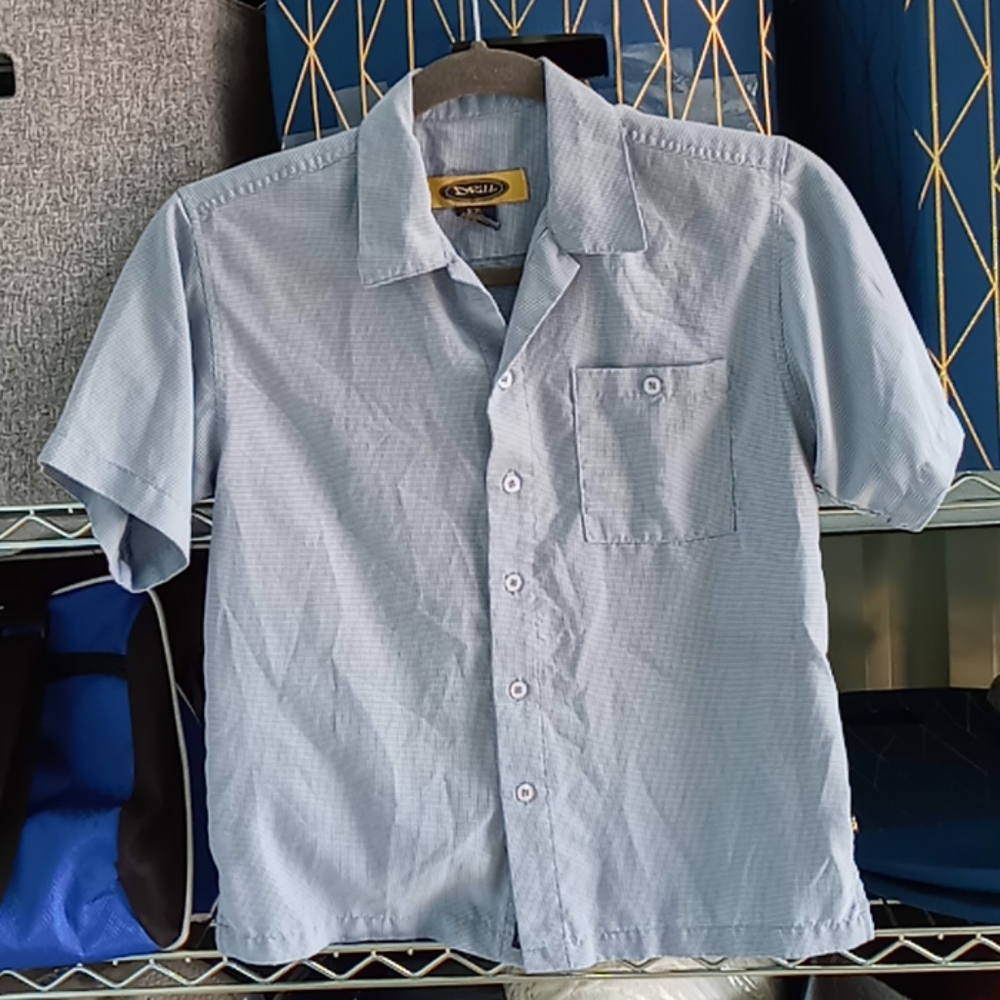 Boys button down shorts sleeve size 7xl
